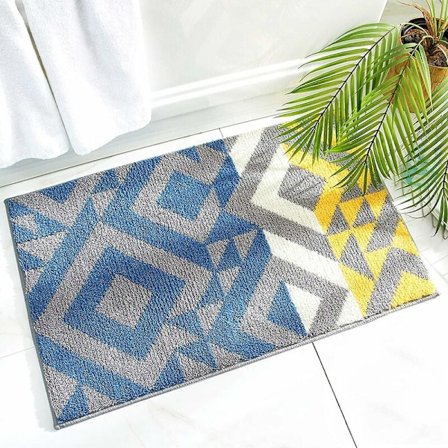 TRIO halkfri badrumsmatta inomhus dörrmatta halkfri absorberande hållbar dörrmatta (40x60cm) maskintvättbar matta inomhus utomhus vardagsrum, entré, 