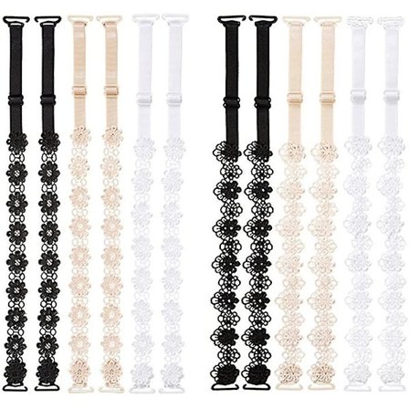 Naisten Rintaliivien Olkaimet Kukkapitsi Säädettävä Alusvaatteiden Olkaimien Vaihto Olkapäille..