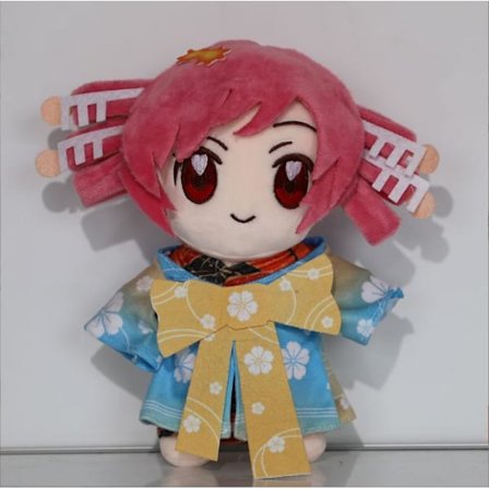 Kasane Teto Sittande STOR Plyschdocka Rund Mjuk Leksak 20cm/7.8 0 NY