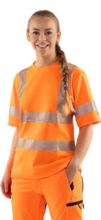 Fristads Dam Varsel T-shirt 7458 THV klass 2, Varsel Orange