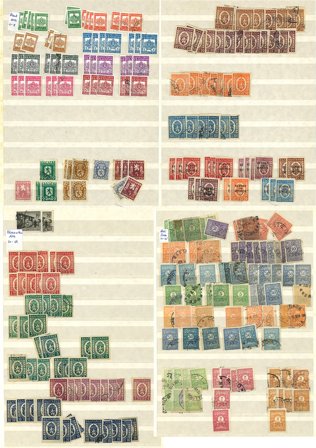 Bulgarien - Dubletsamling i 1 indstiksbog - Stemplet