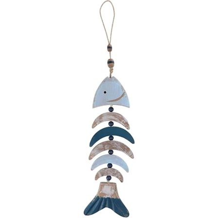 Passende Hengende Trefisk, Nautisk Dekor, Middelhavsveggdekorasjon for Middelhavet