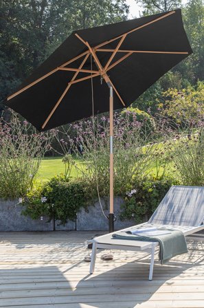 Venture Home - Aurinkovarjo Corypho - Musta - Auringonvarjot - - Homeroom