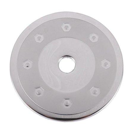 Drivstofftanklokk i rustfritt stål Gassboksdeksel Biltilbehør for Peugeot 206 207 CITROEN C2