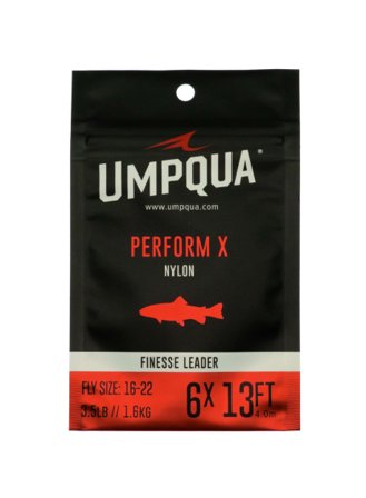 Umpqua Perform X Finesse Dry Fly Leader 13ft - 7X/0,102m