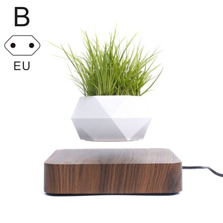Svävande Air Bonsai Pot Rotation Blomma Magnetisk flytande växt Jul födelsedagspresent