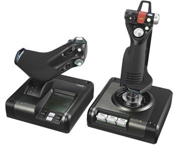 Logitech Saitek Pro Flight X52 Control System - Gasreglage och styrspak för simulatorspel