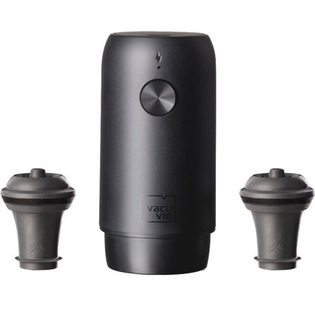 Vacu vin Wine Saver sähköinen viinipumppu, musta