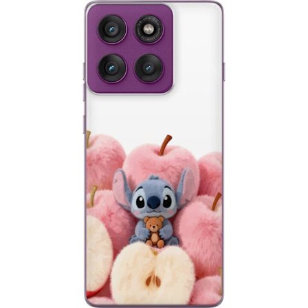 Kompatibelt Mobildeksel til Motorola Motorola Edge 60 Pro Fargerikt kollasj med futuristiske jente grupp karakterer, hjerter og glitter i moderne pop