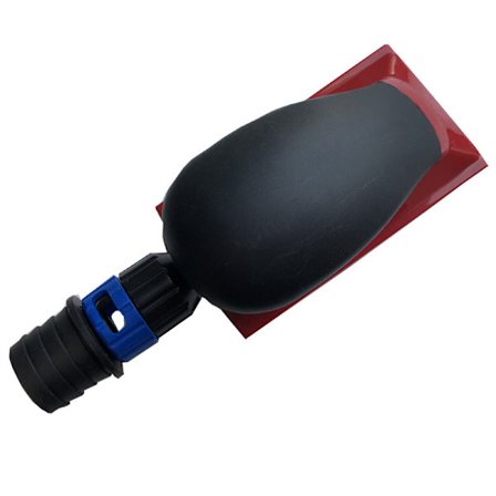 Manuel slibningsplade, håndkasteplade, skubbeplade, støvsuger, gr