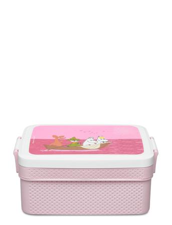 Moomin, Lunchbox, Pink Home Meal Time Lunch Boxes Rosa Rätt Start