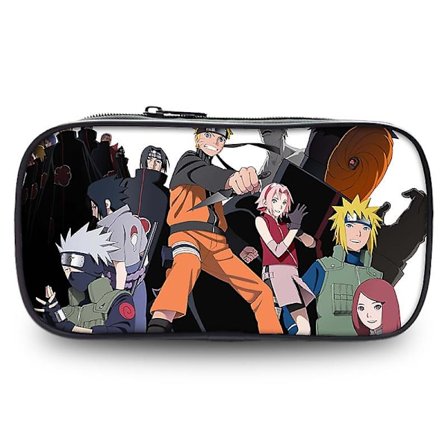Wekity Naruto -kynäpussi, suuri kapasiteetti, toimistotarvikelaukku, alakoulu- ja yläkoululaisille, kuviollinen kynäpussi