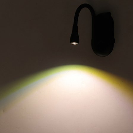 USB Oppladbar Boklampe 3 Fargenivåer Justerbar Lysstyrke Fleksibel Klips På Leselampe Nattlampe Svart