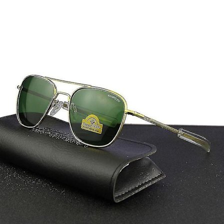Top Army Randolph Re Solglasögon Glas Män Designer Solglasögon Körning