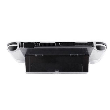 Kristallikuoren kotelo seisontatelineellä, OLED-monitoiminen kannettava kotelo ja teline, D (FMY)