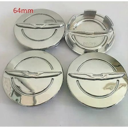 4 stk. 54 mm 56 mm 60 mm 64 mm Chrysler 300c Bil Hjul Center Dæknav Hætte Resin Badge Emblem Mærkat Dekal Styling Tilbehør