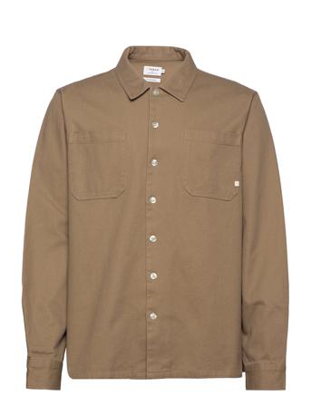 Isaacs Ls Twill Beige Farah