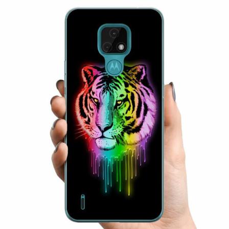Motorola Moto E7 Tpu Mobilskal Tiger