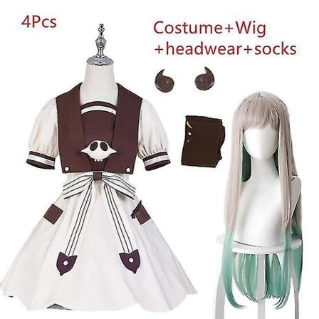 Yashiro Nene Cosplay Kostym Anime Toalett Hardcover Hanako Kun Jibaku Shounen Hanako Kun Cosplay Klänning W