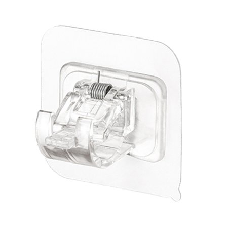 Borrfria gardinbeslag självhäftande gardinkrokar gardinstångsbeslag självhäftande stångsbeslag för att hänga gardiner (set om 4)