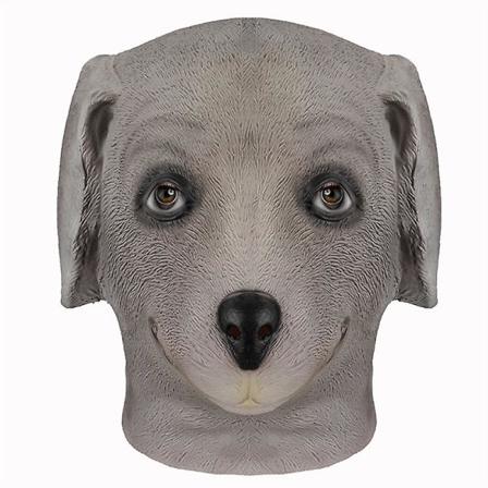 Zodiac Dyr Kylling Hest Hund Gris Tigerhode Kaninmaske Latekskostyme Halloween maskerekvisitter style 3