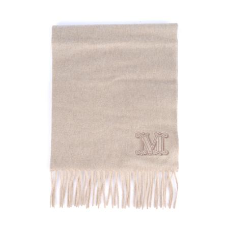 Max Mara, Scarf in cachhemi Beige, Dames, Maat:ONE Size