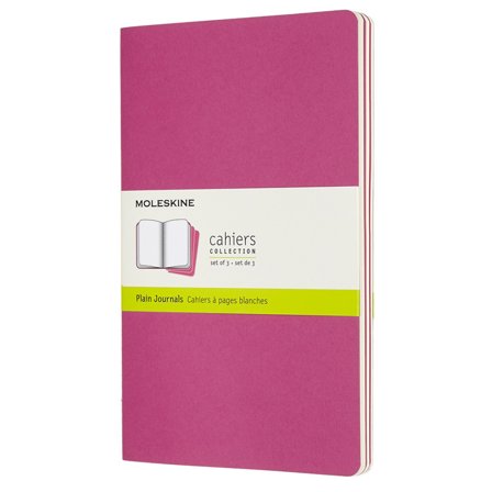 Cahier Large Notebook Pink Plain