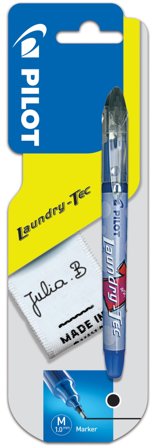 Pilot Laundry-Tec Markeringspenn svart, 1 mm, Markere & markører