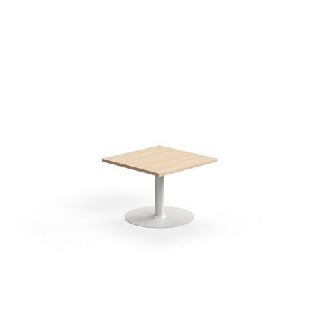 Beistelltisch VERTICUS, 700x700x500 mm, Eiche/weiß