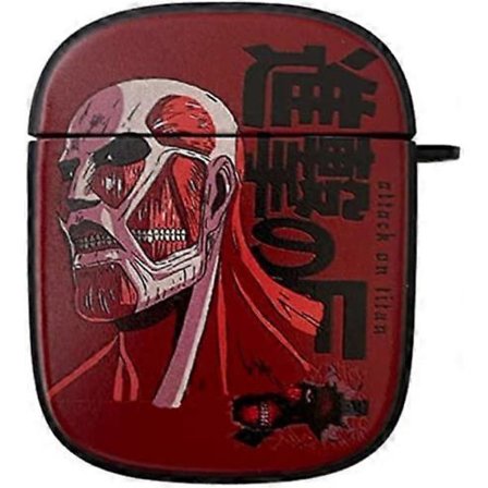 Fodral för Airpods 2/1, Japansk Anime Cartoon Cover för Airpods 1&2, 3D Cool Mjuk TPU Skal Hörlurs Skyddande Fodral för Airpods Laddningsbox Cover (C
