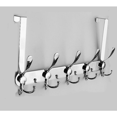 Klesstativ for dør, dørkrok i rustfritt stål, hengende dørklesstativ