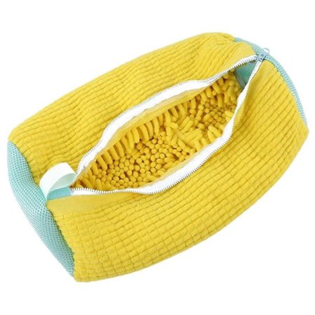 Skovaskepose for vaskemaskin, vaskepose for sko for vaskemaskin og tørketrommel, gjenbrukbar skovaskepose for alle skotyper og størrelser Yellow