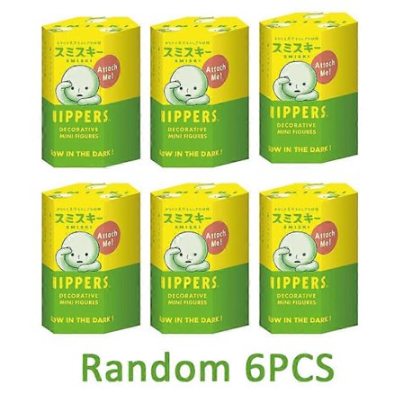 Smiski Blind Box Sunday -sarja - Jooga- ja kuntoiluminifiguuri, valaiseva koriste-nukke makuuhuoneeseen ja WC:hen A-6kpl satunnainen