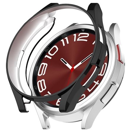 Halvomslutet TPU-ramfodral för Samsung Galaxy Watch6 Classic 47mm med elektroplätering (FMY)