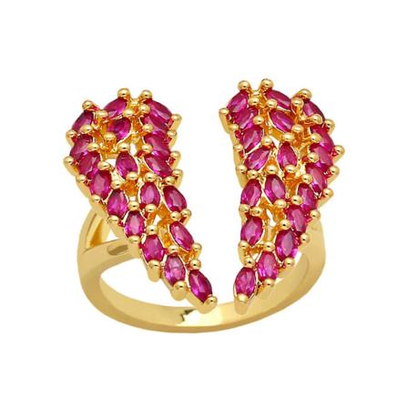 Sormus Vintage Zirkonia Enkeli Siivet Muoti Korut Ac8653 Rose