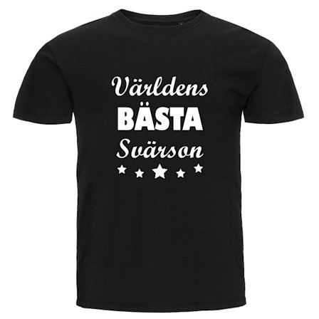 T-shirt - Världens bästa svärson