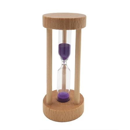 3 Minutters Tre Sandklokke Timeglass Lilla Sandtimer Klok Bord Skrivebord Dekorasjon