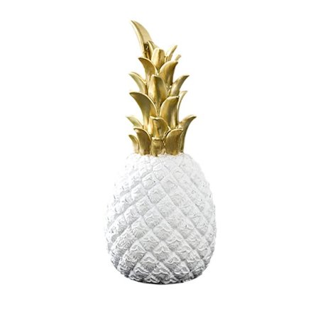Nordisk Moderne Resin Ananas Dekor for Stue Vinskap og Skrivebord