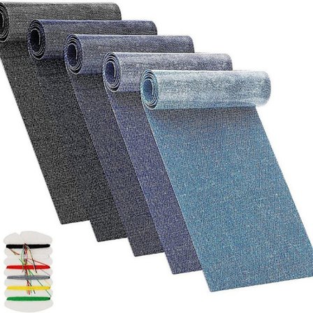 5 stk. Strygelapper til Jeans – Lappelapper i Denimfarver 8x51 cm