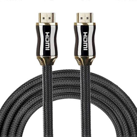 3m Metallkropp HDMI 2.0 Höghastighets HDMI 19 Pin Hane till HDMI 19 Pin Hane Anslutningskabel
