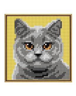 Broderipakke Bilde Mitt første broderi Katt - Orchidea