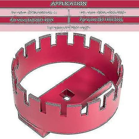 2024 Bränslepumpsockelverktyg för Volvo S60, S80, V70, Xc70 och Xc90 - Låsringsborttagningsverktyg 69800 (2001-2014)