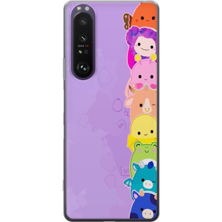 Yhteensopiva Puhelinkuori Sony Xperia 1 III Tumma siluetti Jeesuksesta, jolla on orjantappurakruunu mustaa taustaa vasten, voimakkaassa kontrastissa j