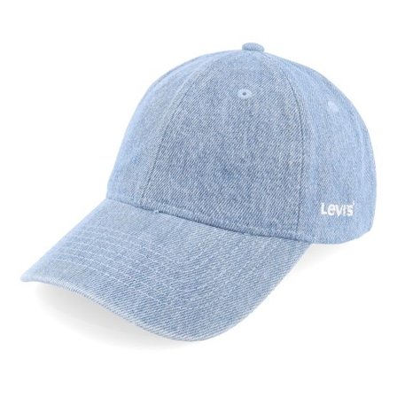 Levi's - Blå unconstructed Keps - Essential Cap Light Blue Dad Cap @ Hatstore