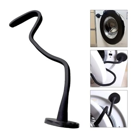 Dørholder for frontmatet vaskemaskin, Magnetisk vaskemaskin