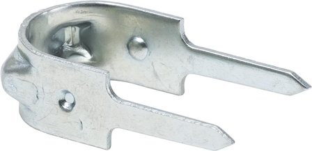 Letti 1317570 Klammer for tremateriale, el-sinkbelagt 16 x 18 mm, 50-pakning, Installasjonsmaterial