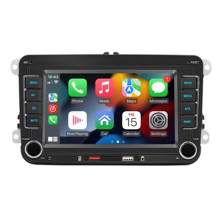 F9070W Bilradio / CarPlay & Android Auto – 7 Tum för Volkswagen