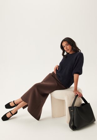 Object Collectors Item - Objreynard Hw Knit Skirt Noos - Kläder - - Bubbleroom