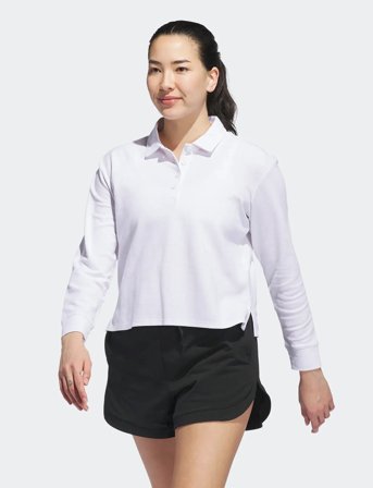 adidas Golf W Btc Ls P - White - L
