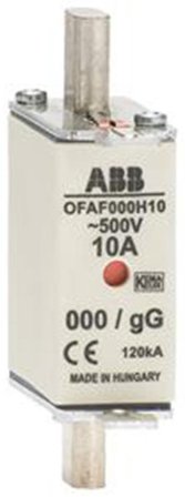 ABB OFAF000H10 Knivsäkring 10A, Elfördelning & strömförsörjning